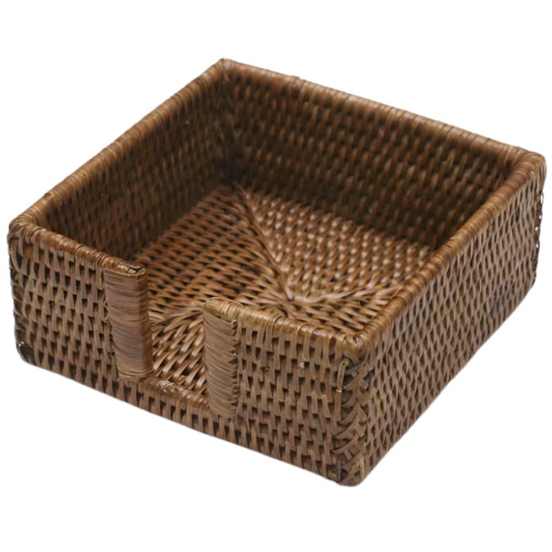 Caspari Woven Rattan Napkin Holders