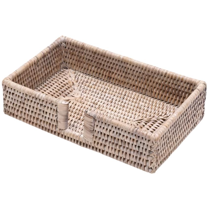 Caspari Woven Rattan Napkin Holders