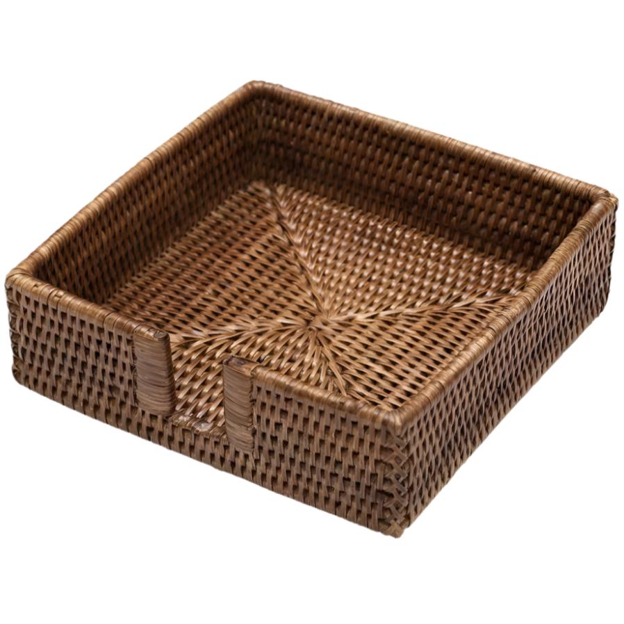 Caspari Woven Rattan Napkin Holders