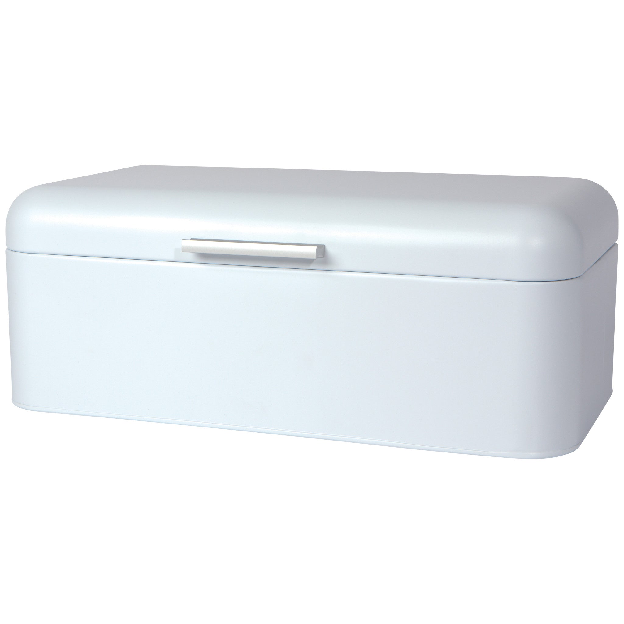 Now Designs Matte White Metal Bread Bin