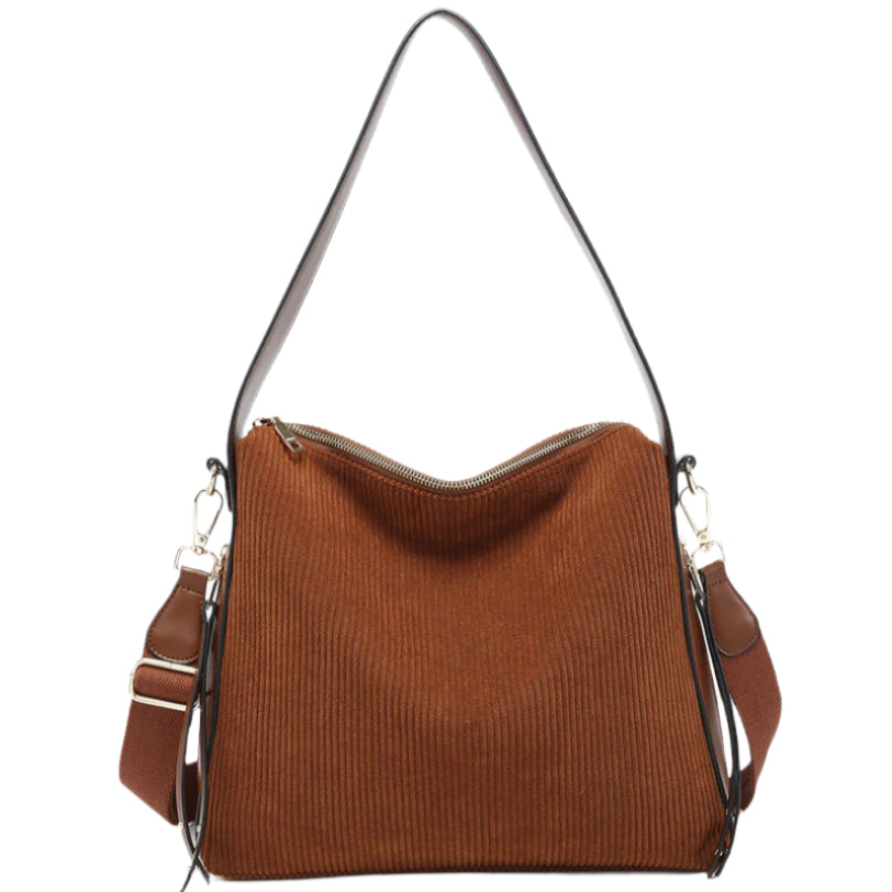 Jen & Co. Michaela Corduroy Hobo Bag