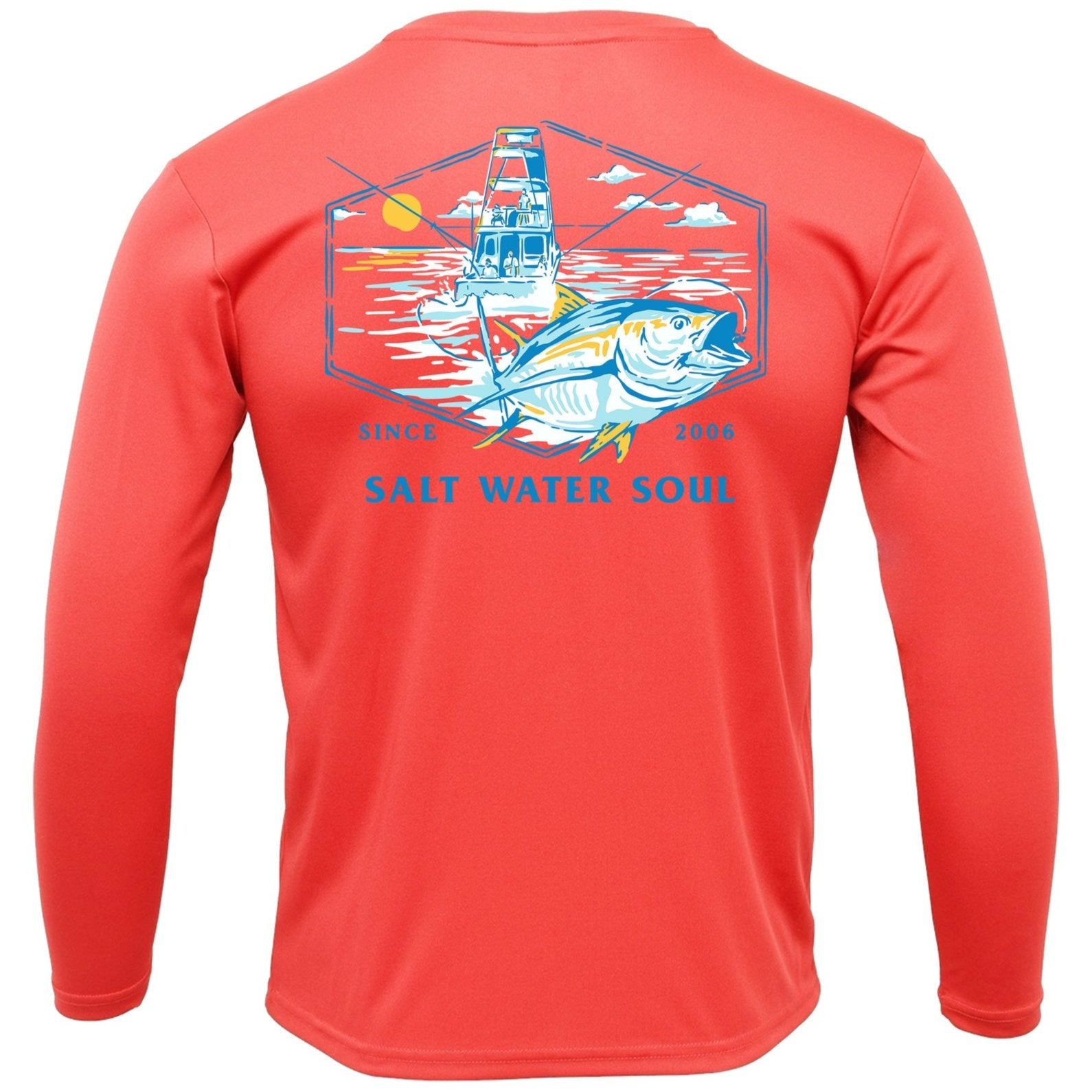 Salt Water Soul Performance Long Sleeve Shirts