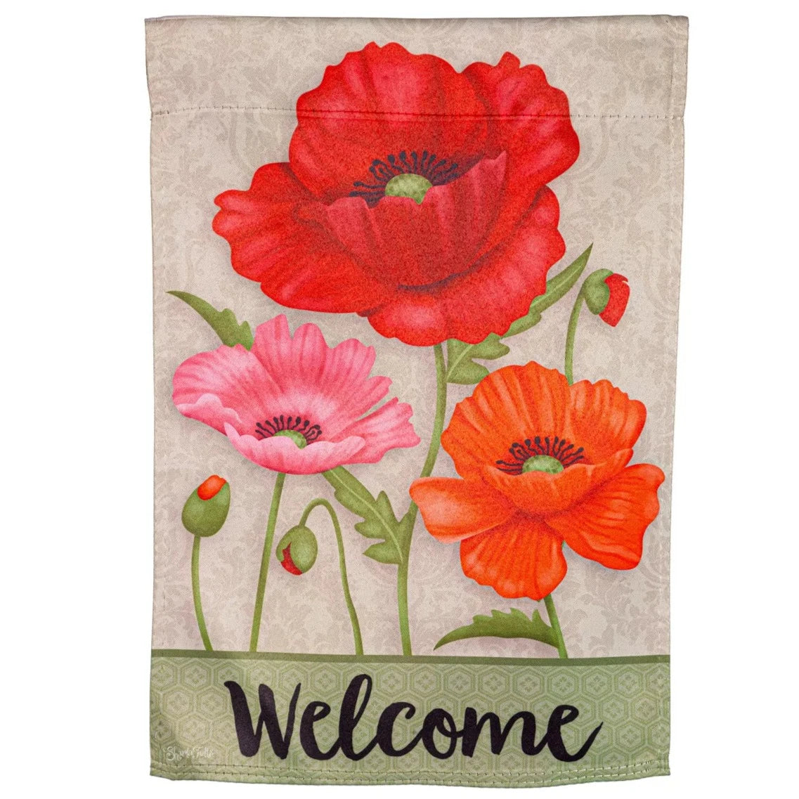 Evergreen "Welcome" Themed Garden Flags - 12.5" x 18"