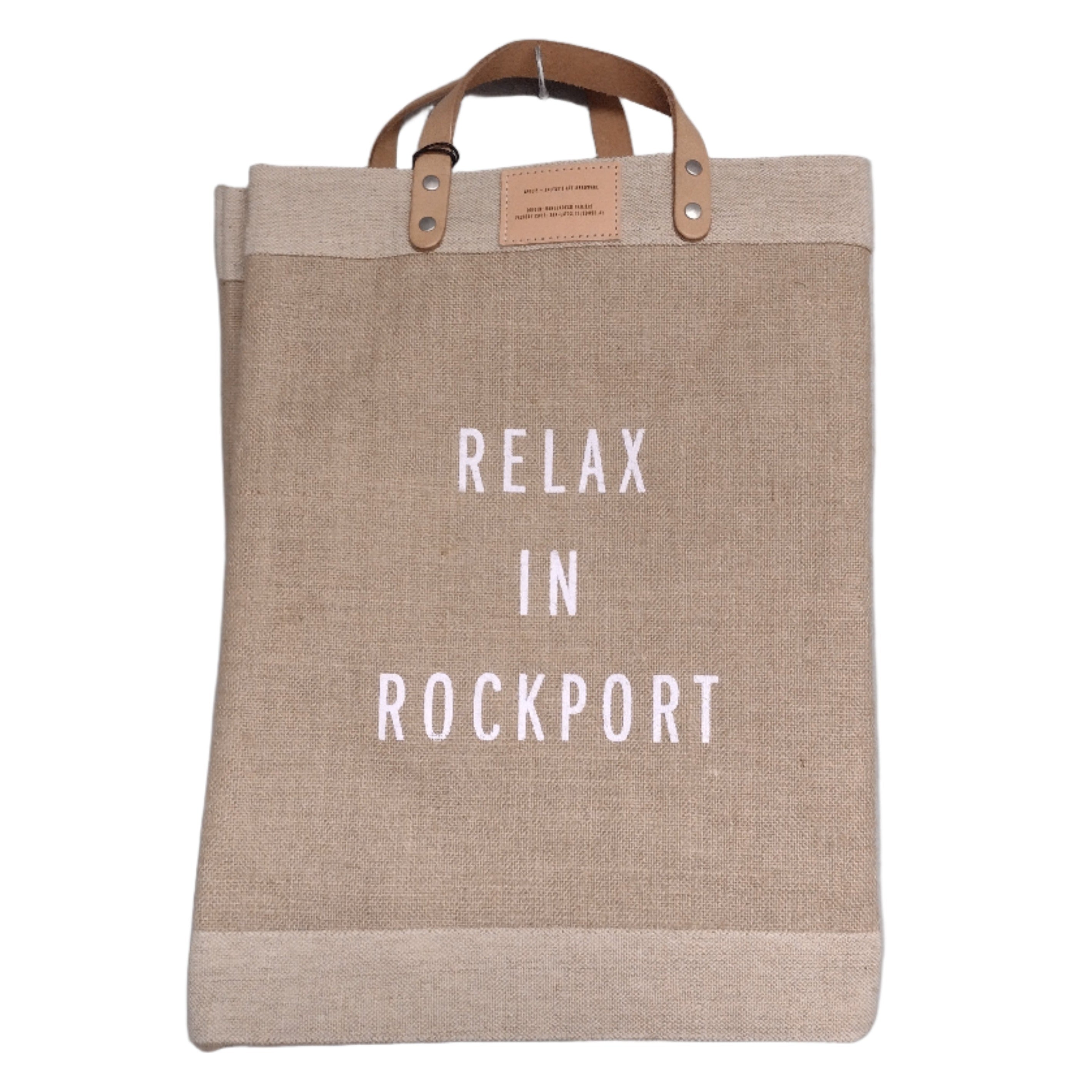 Salemi's Ace "Relax In Rockport" Carryall Market Bag