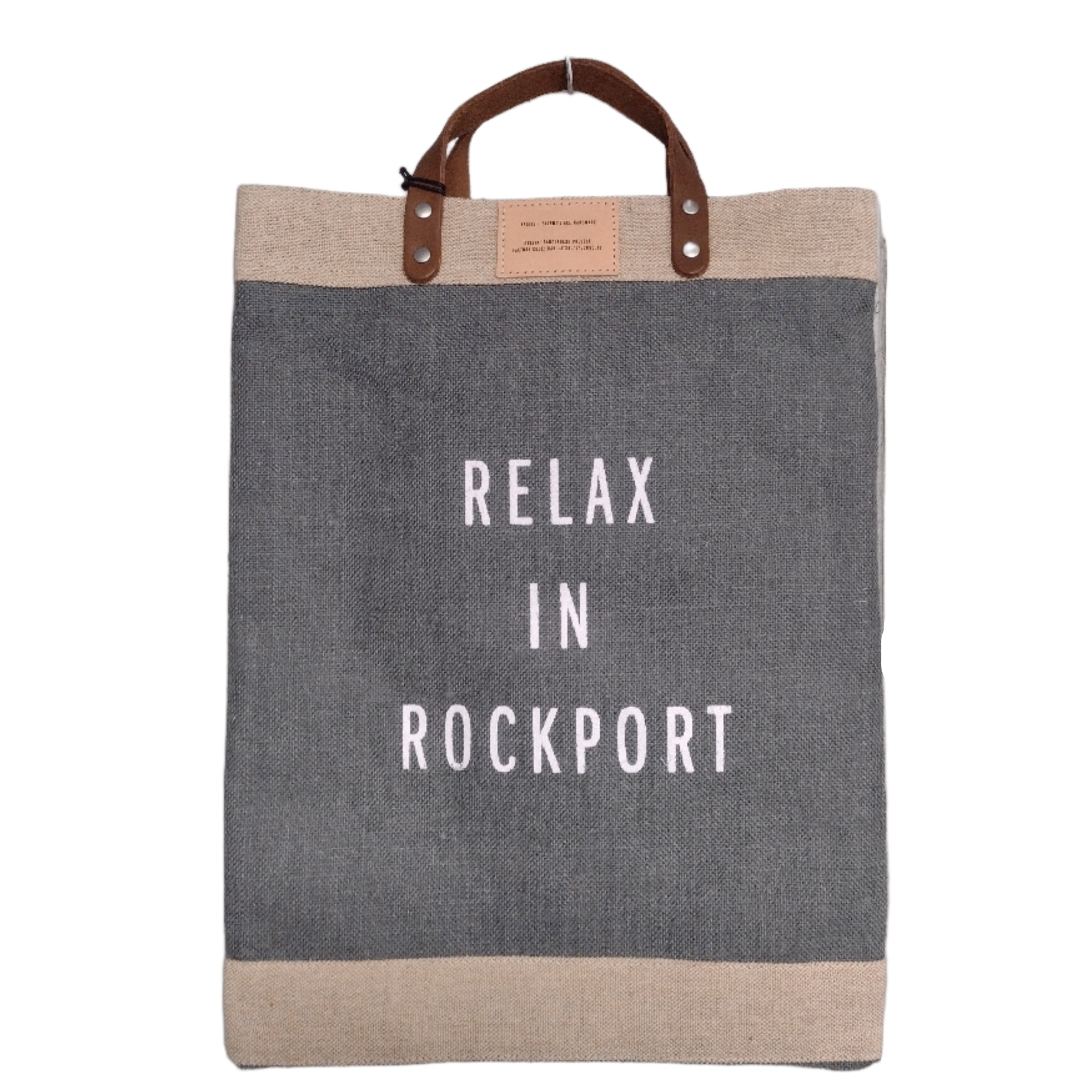 Salemi's Ace "Relax In Rockport" Carryall Market Bag