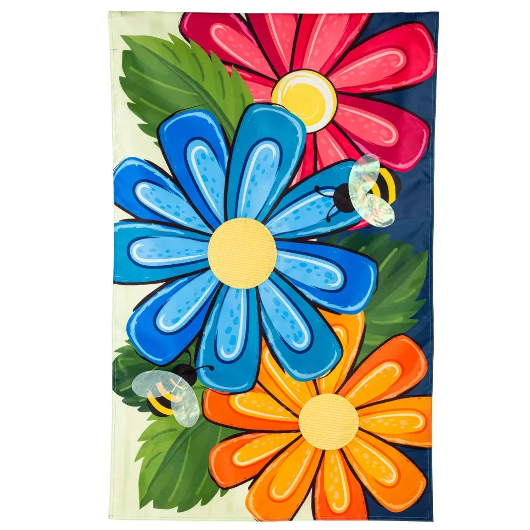 Evergreen Floral Themed Garden Flags - 12.5" x 18"