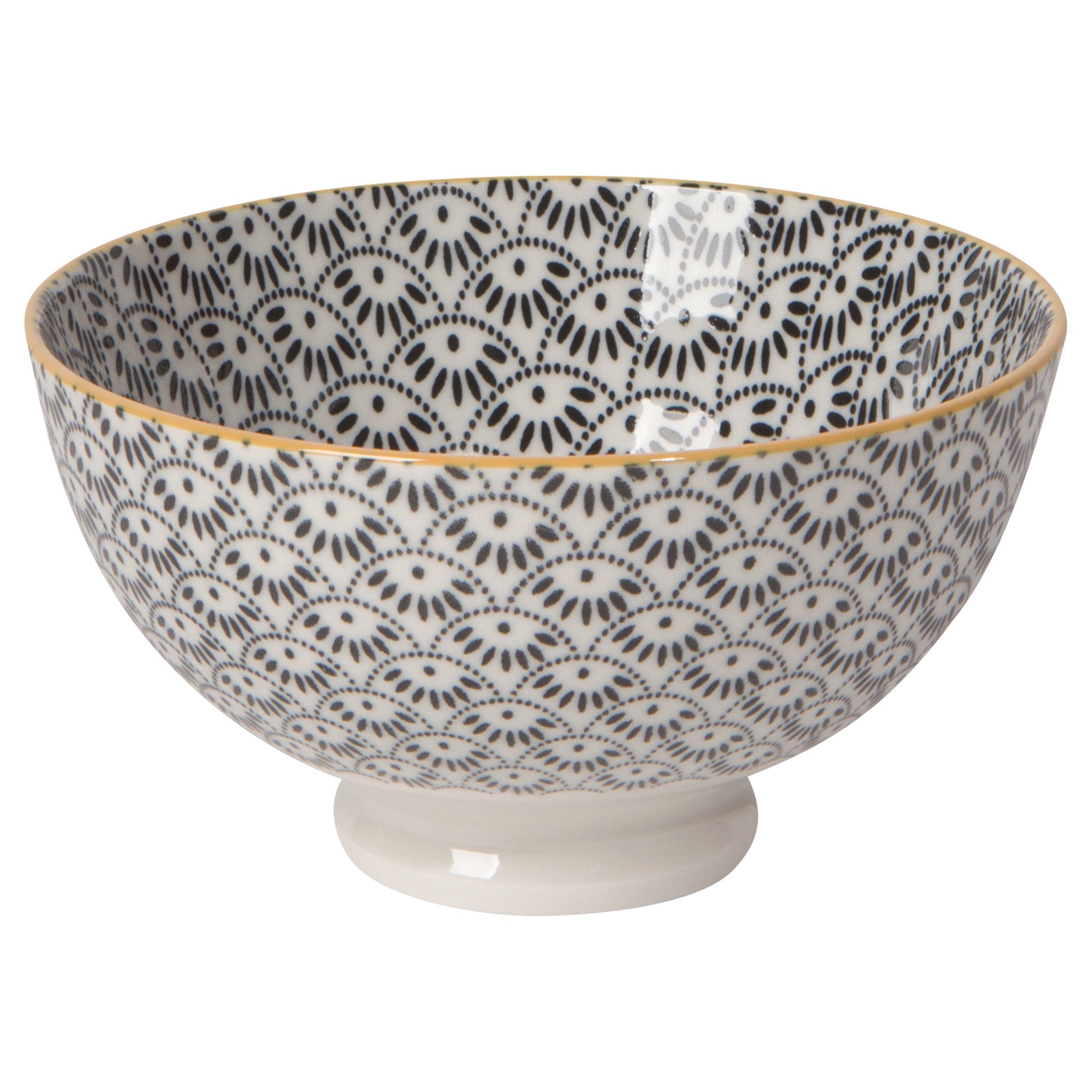 Now Designs Stamped Porcelain Bowls