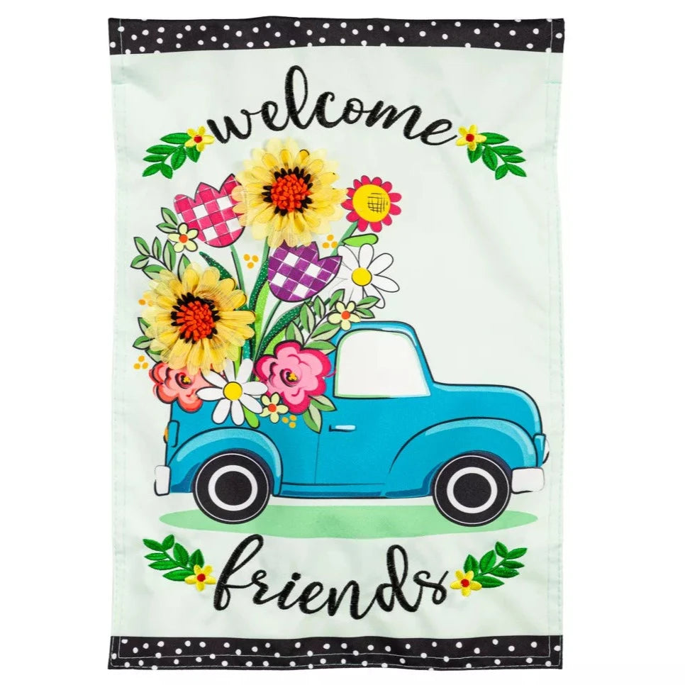 Evergreen "Welcome" Themed Garden Flags - 12.5" x 18"