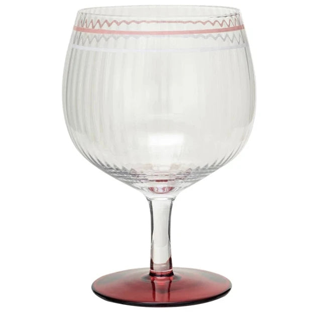 Vintage-Style Stemmed Wine Glass - 20 oz.