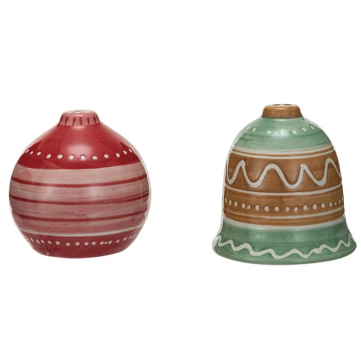 Hand-Painted Ornament Salt & Pepper Shakers