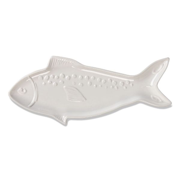 Fish Serving Platter - White