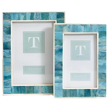 Turquoise Stained Bone Photo Frame