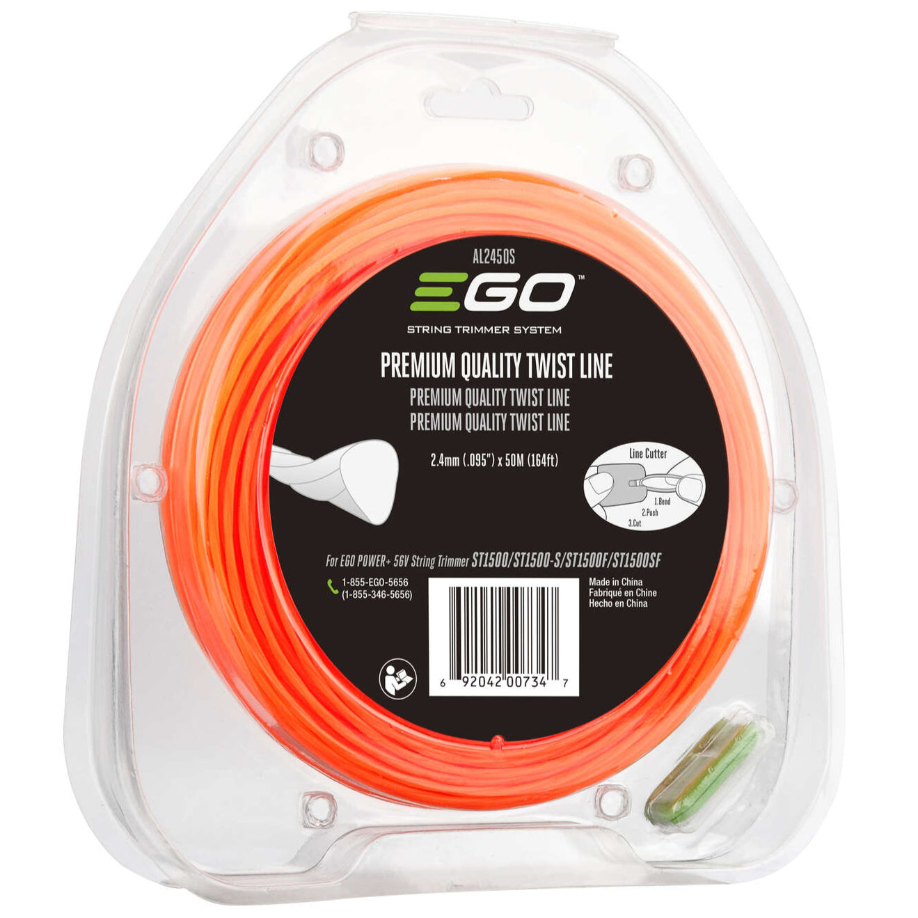 EGO 0.095" Premium Trimmer Line - 160'