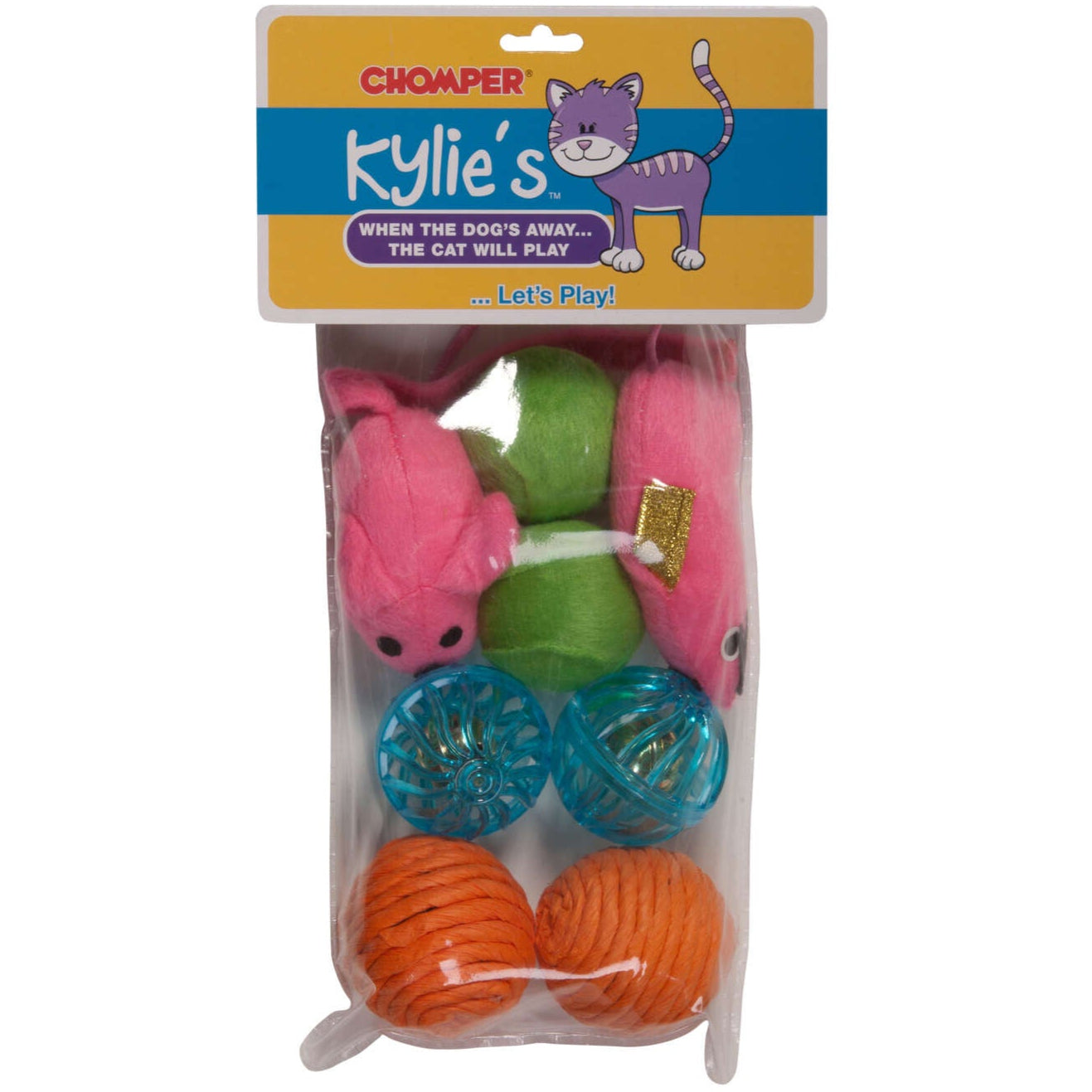 Kylie's Assorted Mouse & Ball Cat Toys - 8 pc.