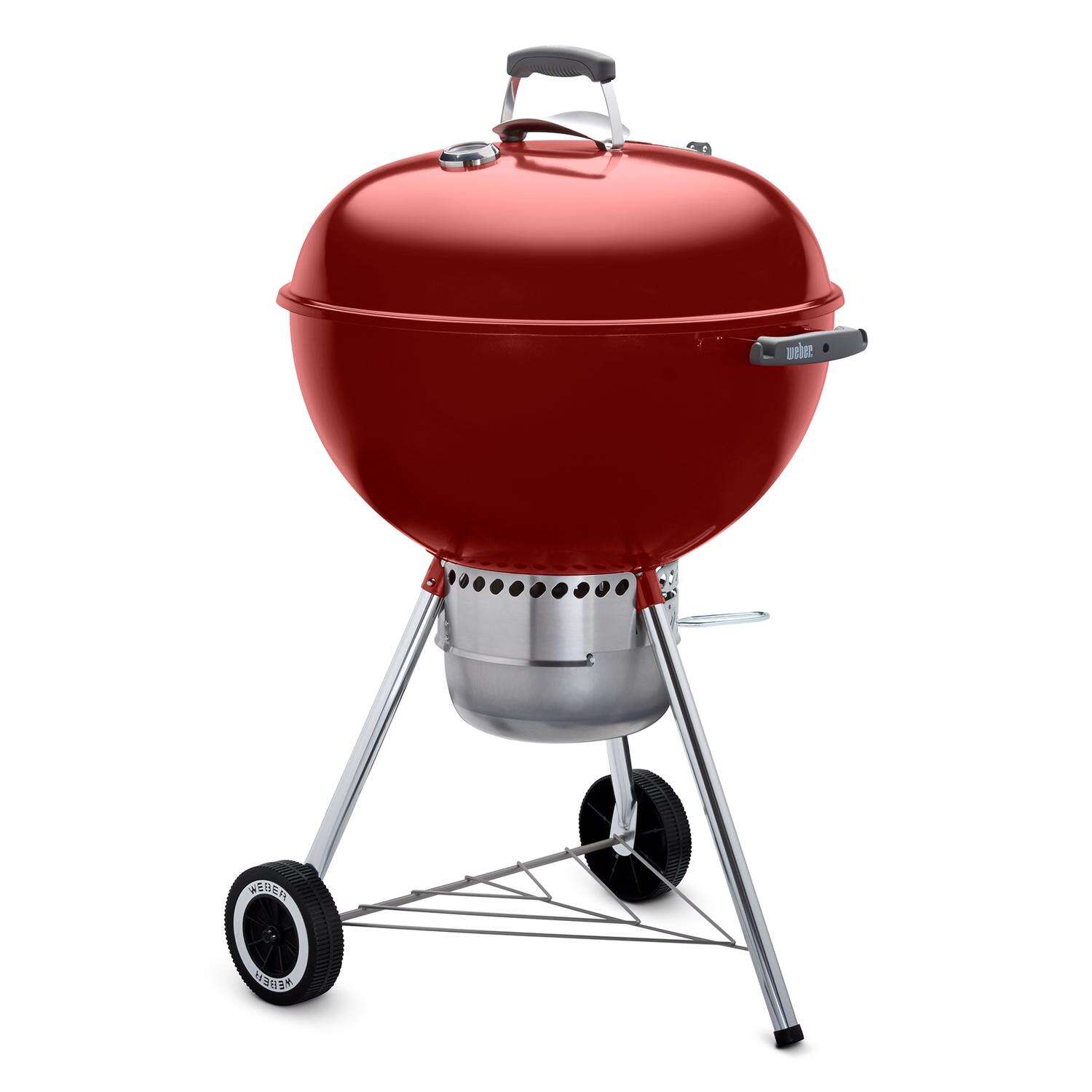 Weber Premium Kettle Charcoal Grill 22", Crimson