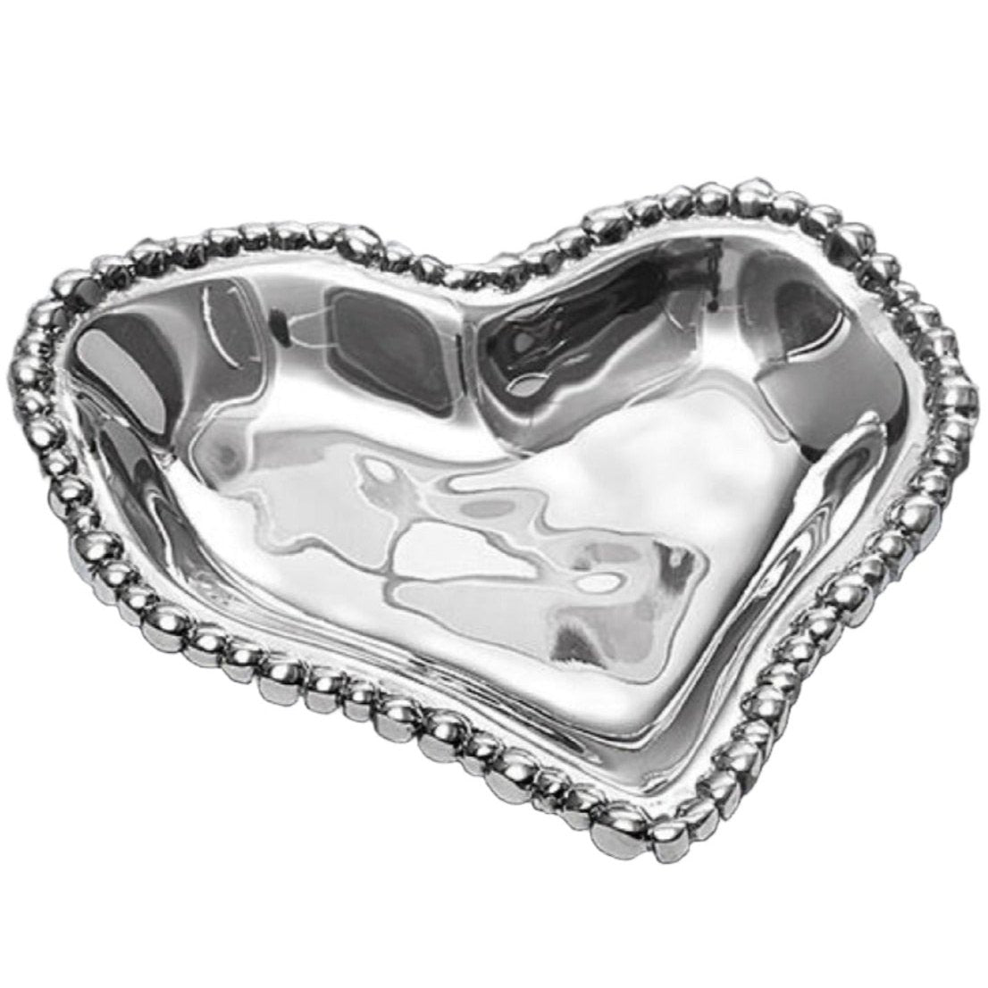 Beatriz Ball Organic Pearl Heart Dish (Small) - 7.75"