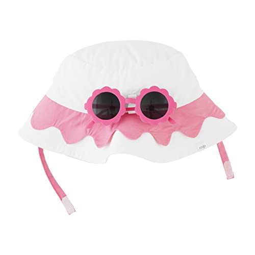 Mud Pie Baby Sun Hat and Sunglasses Set