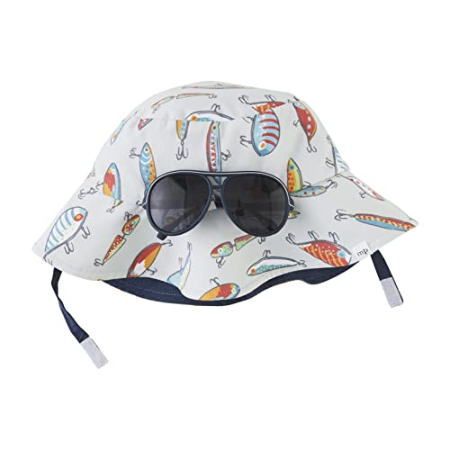 Mud Pie Baby Sun Hat and Sunglasses Set