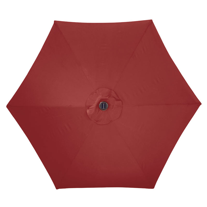 Tiltable Solar Umbrella, 9' - Living Accents