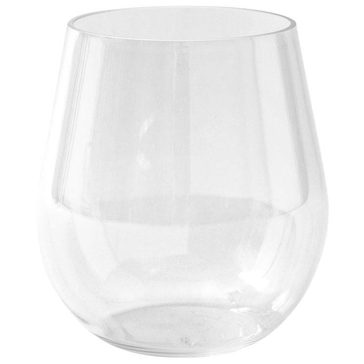 Caspari Acrylic Stemless Wine Glass - 18.5 oz.