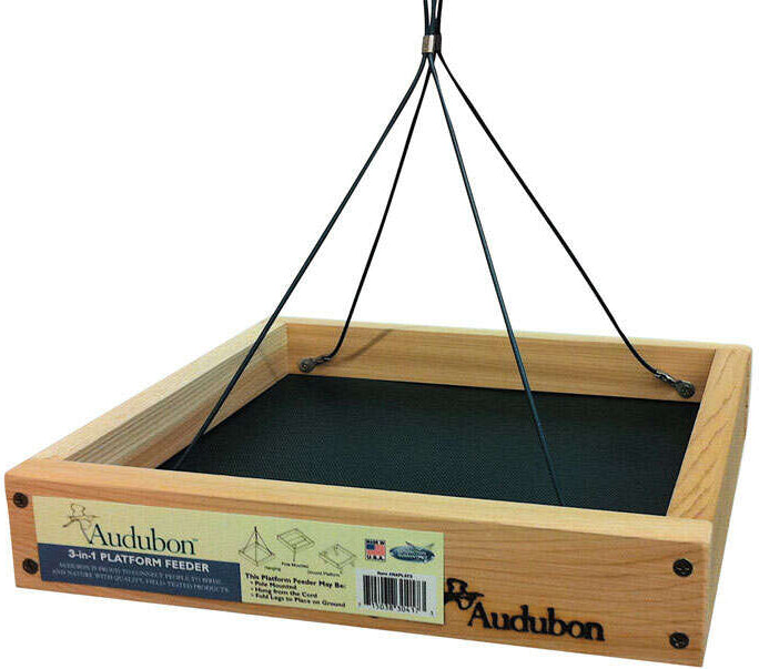 Audubon 3-in-1 Platform Bird Feeder