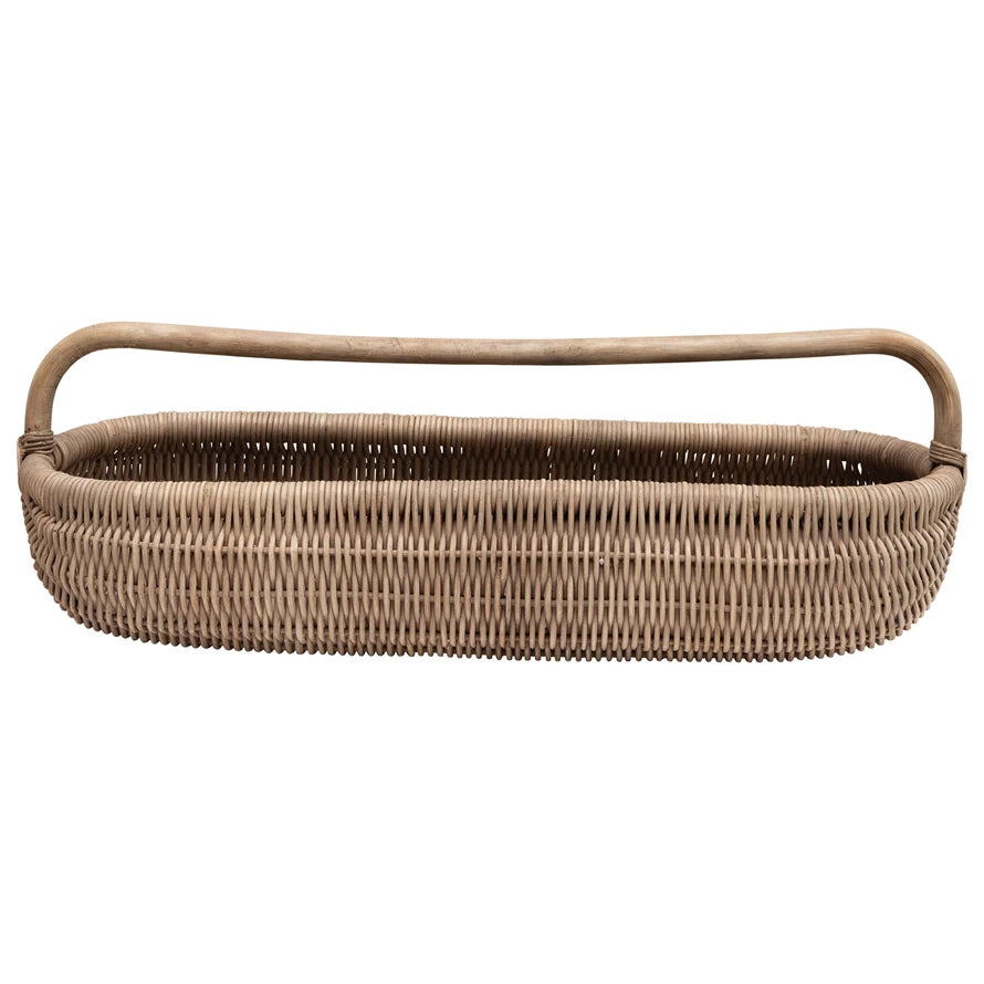 Woven Rattan Basket